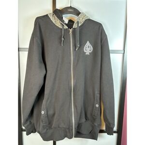 Crooks & Castles Full Zip‎ Hoodie Black XL